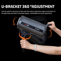 ZSYB OEM 200Watt APP Télécommande Réglable Portable Led Photographie Lumières Pour La Vidéo