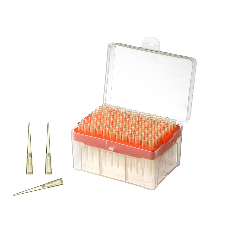 Прозрачные стерильные медицинские одноразовые пластиковые универсальные насадки для микропипетки 50 мкл