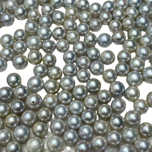 Muchas Perlas Akoya de Agua Salada de Cáñamo de 6-7 mm, Círculo Perfecto con Fuerte Brillo, Ligeras Imperfecciones, Perlas Desnudas de Zhuji, Tipo Natural Suelto - Product Image 5
