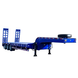 نصف مقطورة هيدروليكية منحدر منخفض للبيع ، حاملة سيارات ماركة Fuwa 13T - Product Image 1