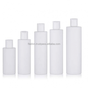 Dispensador de loción ovalado de 80 ml con frente plano, botella de loción con bomba selladora. - Product Image 1