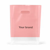 Sacs à main en plastique personnalisés pour la promotion de marque, l'emballage de vêtements, l'emballage cadeau et le transport en magasin