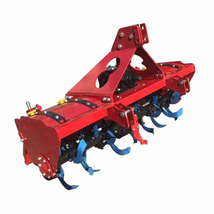 Rototiller del trattore agricolo nuovo timone rotativo a 3 punti abbinato al trattore da 130 cv