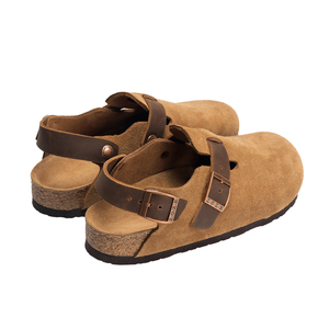 <span class=keywords><strong>Sandales</strong></span> pour <span class=keywords><strong>homme</strong></span> et femme avec semelle intérieure en liège souple - Soutien orthopédique de la voûte plantaire |   Chaussures écologiques à enfiler pour un confort tout au long de la journée. - Product Image 2