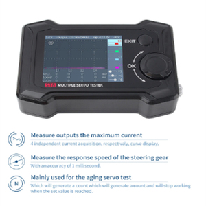 Testeur de servo intégré ToolkitRC ST8 8CH 100W 2A 2.4 TFT 7-28V 8 canaux avec 4 interfaces indépendantes pour test de signal PWM/PPM/SBUS - Product Image 5
