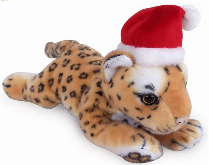 CE ASTM OEM ODM-peluche personalizado, Tigre, leopardo, León, juguetes para niños, regalos de navidad