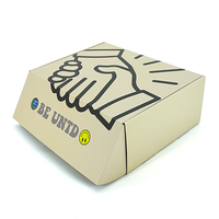 Boîte en carton pliable personnalisée pour l'emballage de produits, boîte à courrier rigide en carton pour cadeaux, biscuits et emballages alimentaires