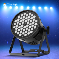 54*3W RGBW 3in1 LED Par lumière DJ Disco Party DMX512 contrôle corps en aluminium projecteurs en aluminium