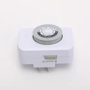 Interruttore Timer 24 ore Heavy Duty Plug in timer presa Timer elettrica esterna meccanica