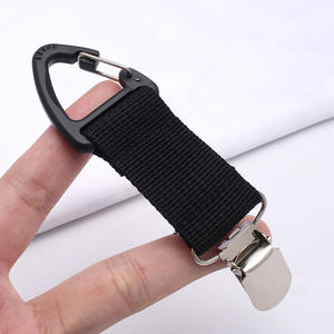 Clip de chapeau de paille portable pour voyage en plein air - Clip de sac multifonctionnel avec sangle de suspension, boucle en sangle - Product Image 4