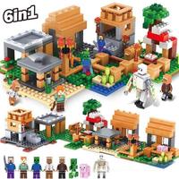 Blocs de construction en gros My World en ABS, 25 styles, briques carrées DIY, figurines d'action, cadeaux de collection pour bureau, jeu de société