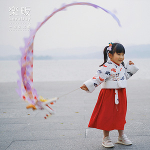 Levaday – jouet de danse du dragon en ruban pour enfants, dragon en papier à tenir à la main, cadeau du nouvel an chinois, impression durable en 4 couleurs - Product Image 1