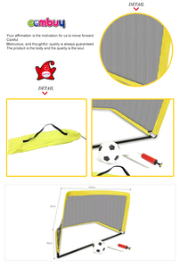 Piazza del cancello porta esterna porta giocattolo portatile set porta di calcio netto - Product Image 2