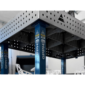 SteelPlus INOX GPPH <b>welding</b> <b>bench</b> 1.5x1.48m, 12mm thick, 16mm holes - Product Image 6