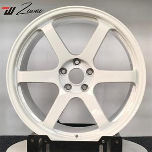 Ruedas de Aleación Monobloque Forjadas Blancas de 17 18 19 20 Pulgadas 5X114.3 para Autos de Pasajeros Infiniti G35 G37 Q50 Q60 Mitsubishi - Product Image 3