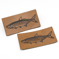 Écusson de vêtement personnalisé avec logo en relief à coudre sur impression UV étiquettes en cuir PU pour jeans
