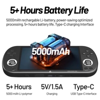 Console de jeu portable RYJ Trimui Smart Pro, écran IPS 4,96 pouces 1280x720, batterie 5000 mAh, 6+ heures d'autonomie, console de jeu rétro portable