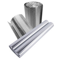 Prêt à expédier – Matériau d'isolation thermique à bulles réfléchissantes à 97 % (1,2 x 40 m) pour murs et sols en feuille d'aluminium