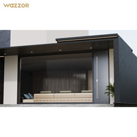 Puerta de Entrada de Seguridad Wazzor, de Aluminio, Antirrobo, Insonorizada, para Villas de Lujo, Modelo Más Vendido