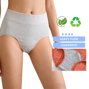 Culottes anti-fuites à quatre couches, 95% viscose, coton, entrejambe respirant, physiologique, maternité, pour les règles, pour la période, au quotidien - Product Image 1