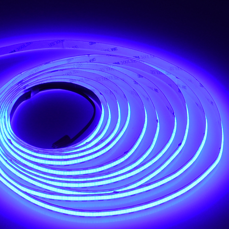 Dimmable dotsfree light DC24v 12v flexible yellow color led cob strip blue cob led strip light Super Bright Flexible