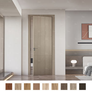 Yohome Custom Home Popular Modern <span class=keywords><strong>Inter</strong></span> Wood Door Designs con marco Puertas de madera para casa interior - Product Image 5