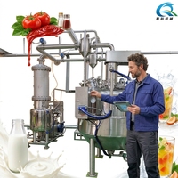 Cuve de concentration sous vide entièrement automatique en acier inoxydable de qualité alimentaire pour la transformation de jus, confitures de fruits et légumes, produits laitiers