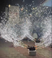 Système de tir de feux d'artifice à double balançoire avec télécommande sans fil, machine à fontaine pyrotechnique froide pour effets spéciaux de scène de mariage