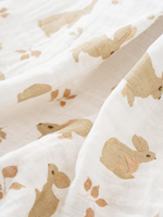 Kangobaby-Couverture en mousseline 100% coton pour bébé, serviette apaisante pour nouveau-né, couverture en mousseline imprimée pour bébé