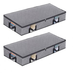 Bolsa Organizadora Plegable para Guardar Debajo de la Cama, para Mantas, Edredones y Ropa, en Oferta - Product Image 1