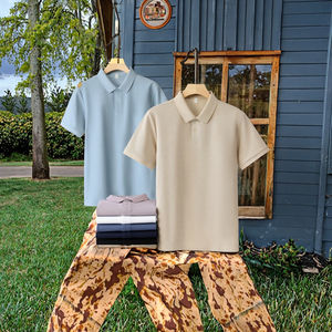 Tissu piqué tissé 7A 100% coton unisexe, couleur unie, sans couture, pour chemise, marque ODM, sensation de fraîcheur, anti-froissement, chemise de golf pour homme - Product Image 3