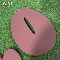 Lettres en métal 3D personnalisées, logo commercial exclusif, logo d'intérieur, logo en métal doré personnalisé