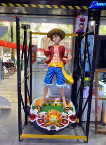 Figure d'anime de haute qualité 2,1 m, statue en résine, personnage grandeur nature 1:1, figurine d'action Luffy pour la décoration de grande fête, magasin d'anime - Product Image 2