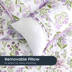 แผ่นรองนอนเด็กแบบม้วนเก็บได้ พร้อมหมอนถอดได้และผ้าห่มมิงค์ - Product Image 6