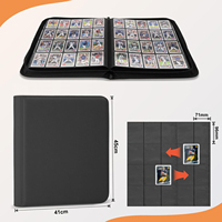 Reliure pour cartes en PU à 20 pochettes, porte-cartes de collection, capacité de 1280 cartes, classeur de rangement pour cartes