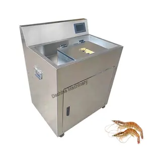 Stainless steel prawn cleaning machine shrimp cutting machine shrimp open back machine