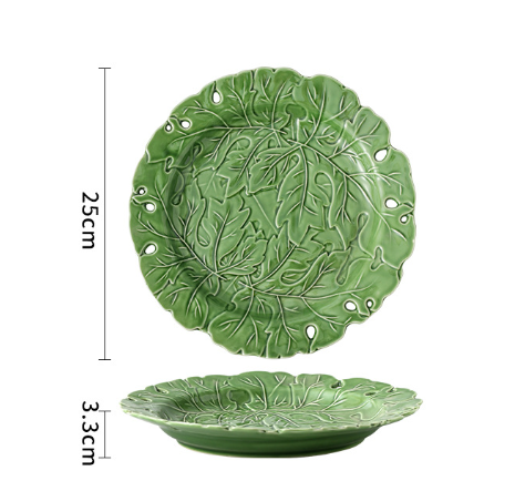 Plateau à feuilles ajouré de 10 pouces