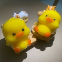 Forme de savon naturel fait à la main personnalisé d'animaux mignons de dessins animés canards hydratants produits de bain pour enfants