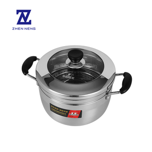 Casserole en acier inoxydable 201 de haute qualité, <span class=keywords><strong>20</strong></span> cm, compatible <span class=keywords><strong>induction</strong></span>, avec poignée, pour usage domestique et en restaurant - Product Image 5