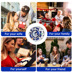 DIY white copper sun and moon trajectory <b>beaded</b> <b>bracelet</b>, jewelry, pendant, women's jewelry - Product Image 4