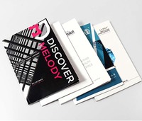 Impresión de Catálogos Personalizados de Alta Calidad con Impresión Offset en Cartón y Laminación de Película para Revistas y Folletos (1 Unidad)