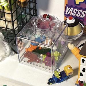 Decoración del hogar ornamento inastillable claro ahorro de dinero Banco diseño de bloques de construcción cuadrado transparente Caja de Ahorro para almacenamiento - Product Image 3