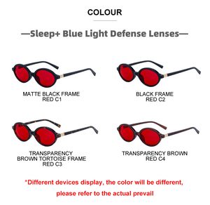 Gafas para Dormir Mejor, Gafas <span class=keywords><strong>de</strong></span> Sol, Gafas para <span class=keywords><strong>Juegos</strong></span> <span class=keywords><strong>de</strong></span> Computadora, Gafas con Filtro <span class=keywords><strong>de</strong></span> Luz Azul, <span class=keywords><strong>Lentes</strong></span> con Tinte Rojo para Hombre y Mujer - Product Image 6
