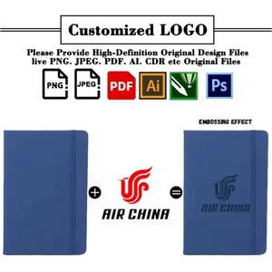 Wholesale Custom A5 A6 <b>Lined</b> Journals <b>Notebook</b> for Business Promotional Gift Pu Leather Hardcover <b>Notebooks</b> With Logo - Product Image 2
