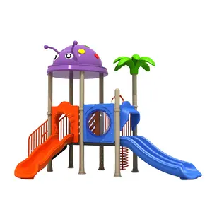 children outdoor playground cheap amusement park garden items kids play area LLDPE LE plastic slide
