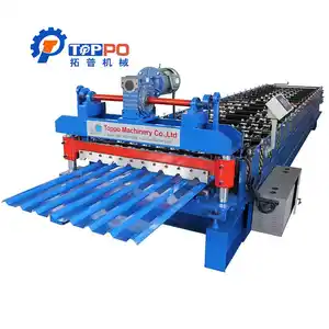 IBR Cold Roll Forming Machine linea trapezoidale della macchina per la produzione di lamiere di ferro per coperture