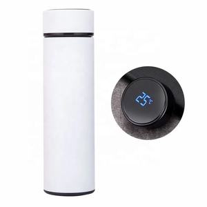 Termo de Acero Inoxidable de Doble Pared con Infusor de Té de 500 ml, Sublimable, con Pantalla de Temperatura - Product Image 1