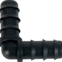 Raccords de tuyauterie en polyéthylène noir écologiques pour l'irrigation agricole, taille personnalisée, connecteur rapide, coude goutte-à-goutte, pour l'eau de jardin