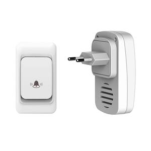 SIXWGH sonnette intelligente <span class=keywords><strong>sans</strong></span> <span class=keywords><strong>fil</strong></span> blanche prise ue, 150m <span class=keywords><strong>longue</strong></span> <span class=keywords><strong>portée</strong></span>, 38 carillons, 3 réglages de volume, installation facile pour la villa de bureau à domicile - Product Image 6