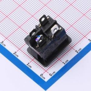 SS21-BBIWG-B Rocker Switch Through hole Component (THT) Switch 21mm 15mm Concave Bend Without - Product Image 2